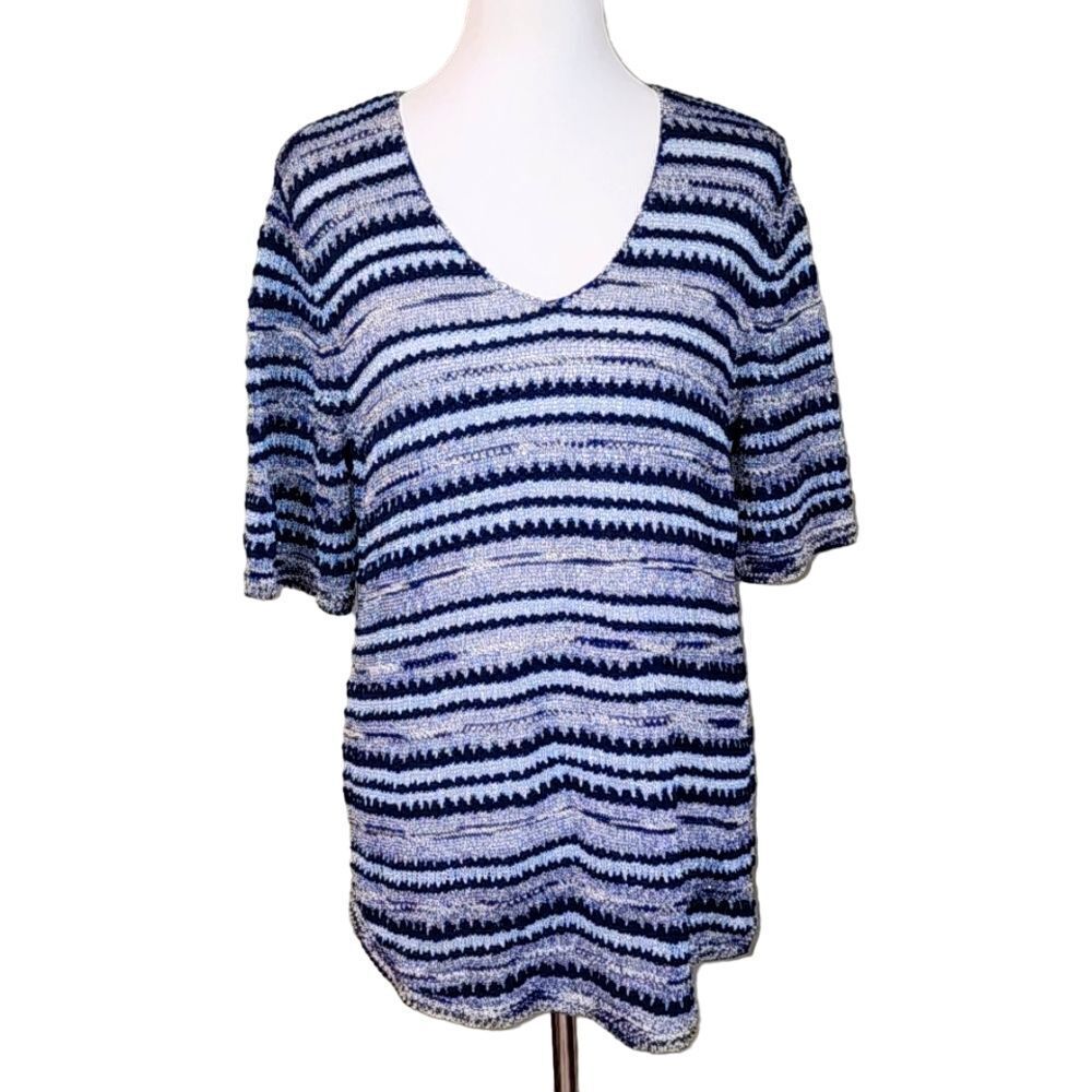 NWT Chico's‎ Short Sleeve Sweater Chico's Size 3